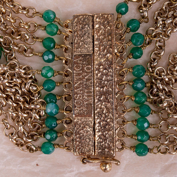 ROSANTICA MILANO DARK GREEN EVENING NECKLACE | WOMENS - Picture 5 of 8